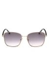 Tom Ford Fern 57mm Square Sunglasses