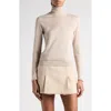 Tom Ford Fine Gauge Cashmere & Silk Turtleneck Sweater In Jb340 Light Taupe