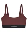 Tom Ford Fine-knit Bra In Brown