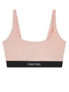 Tom Ford Beige Modal Signature Bralette In Pink
