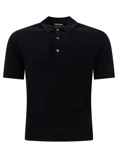TOM FORD FINE KNIT POLO SHIRT