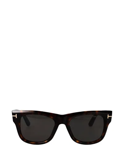 Tom Ford Finn-02 Tortoise-shell Sunglasses In Multi