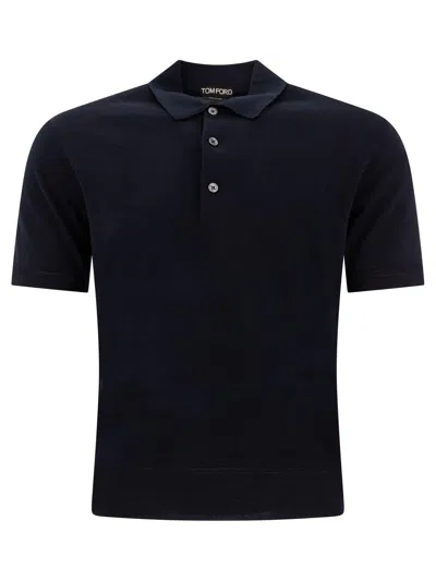 TOM FORD FINT KNIT POLO SHIRT