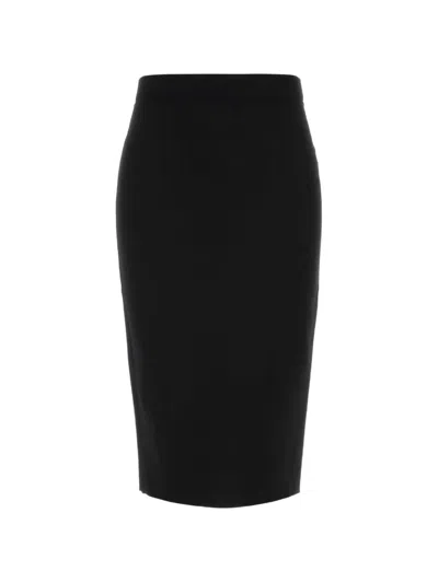 Tom Ford Fitted Pencil Skirt In Black