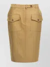 Tom Ford Fitted Skirt With Front And Back Pockets