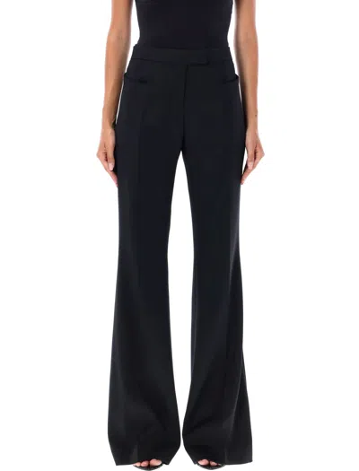 Tom Ford Flared-leg Tailored-cut Trousers In Black