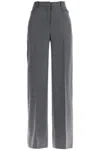 Tom Ford High-rise Wool Twill Bootcut Pants In Grey