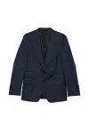 Tom Ford Flap-pocket Single-breasted Suit In Blue