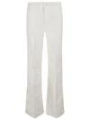 Tom Ford Flared Beige Trousers With Tailored Finish In White