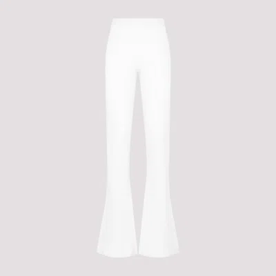 Tom Ford Flared Cashmere Knitted Trousers In White
