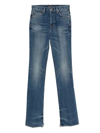 Tom Ford Flared Jeans In Blue