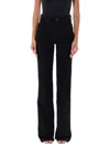 TOM FORD HIGH-WAISTED FLARE LEG JEANS IN BLACK