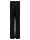 Tom Ford Black Flare Cotton Jeans In Black