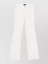 Tom Ford Flared Leg High-rise Trousers In White