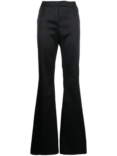 Tom Ford High-waisted Flared Trousers In Black