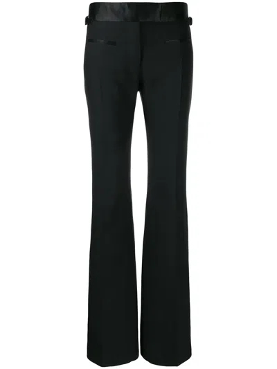 Tom Ford Flared Tailored Trousers In Black