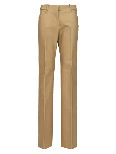 Tom Ford Flared Tailored Trousers In Green