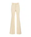 Tom Ford White Moleskin Pants In Nude