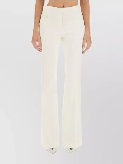 Tom Ford Flared Trousers With Pockets And Loops In White
