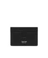 Tom Ford Leather Cardholder In Black