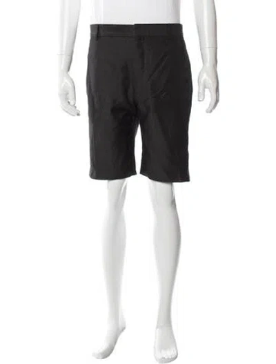 Pre-owned Tom Ford Flat Front Shorts In Black