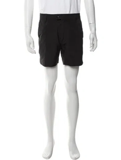 Pre-owned Tom Ford Flat Front Shorts In Black