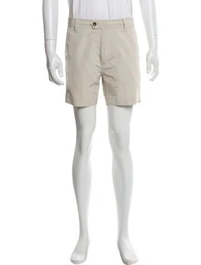 Pre-owned Tom Ford Flat Front Shorts In Grey