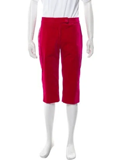 Pre-owned Tom Ford Flat Front Shorts In Pink