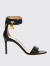 Tom Ford Lock Hardware Leather Open Toe Sandals