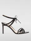 Tom Ford Black Patent Leather Angelica Heeled Sandals In Brown