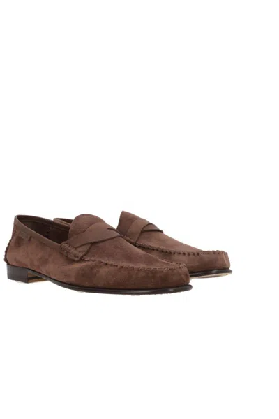 Tom Ford Flat Shoes In Brown