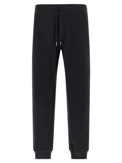 TOM FORD FLEECE COTTON JOGGERS WITH ADJUSTABLE DRAWSTRING