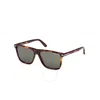 Tom Ford Fletcher Green Square Men's Sunglasses Ft0832 53n 59