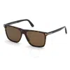 Tom Ford Fletcher Roviex Square Ladies Sunglasses Ft0832 52j 59