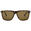 Tom Ford Fletcher Roviex Square Ladies Sunglasses Ft0832 52j 59 In Brown