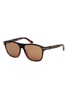 Tom Ford Fletcher Square-frame Sunglasses In Brown