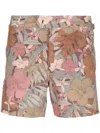 Tom Ford Dusty Hibiscus Swim Short In Grün