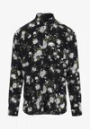 Tom Ford Hendrix Floral Silk Crepe De Chine Shirt In Multicolor