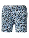 Tom Ford Floral-print Swim Shorts In Black
