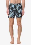 Tom Ford Floral Print Swim Shorts In Multicolor