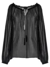 Tom Ford Flowy Silk Georgette Blouse