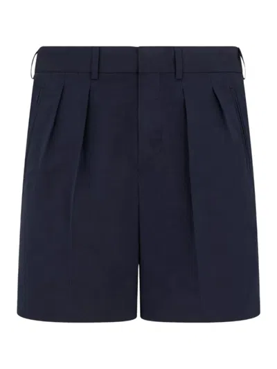 Tom Ford Fluid Poplin Tailored Shorts In Blue