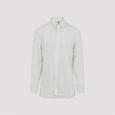 Tom Ford Printed Shirt Button Down Collar Long Sleeves In Animal Print