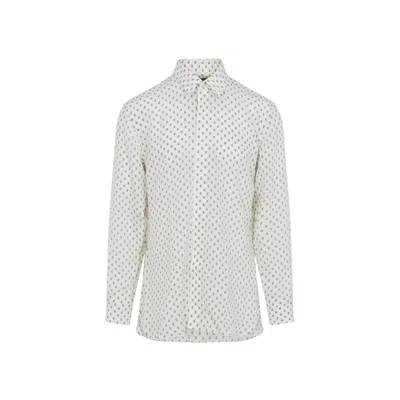 Tom Ford Printed Shirt Button Down Collar Long Sleeves In Animal Print