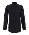 Tom Ford Fluid Silk Slim Fit Shirt In Black