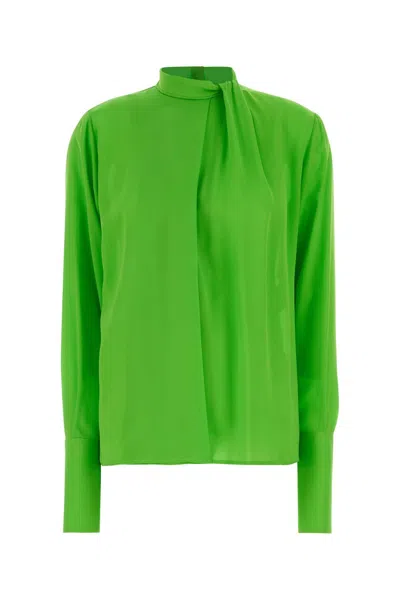 TOM FORD FLUO GREEN GEORGETTE BLOUSE