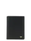 Tom Ford Foldable Card Holder In Brown