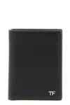 Tom Ford Foldable Card Holder In Black