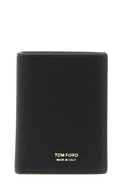 Tom Ford Foldable Card Holder In Black