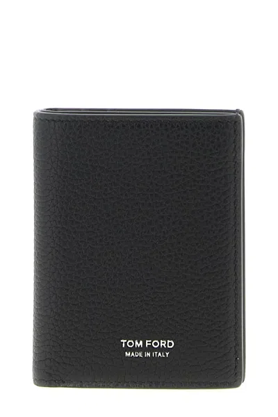 Tom Ford Foldable Card Holder In Black